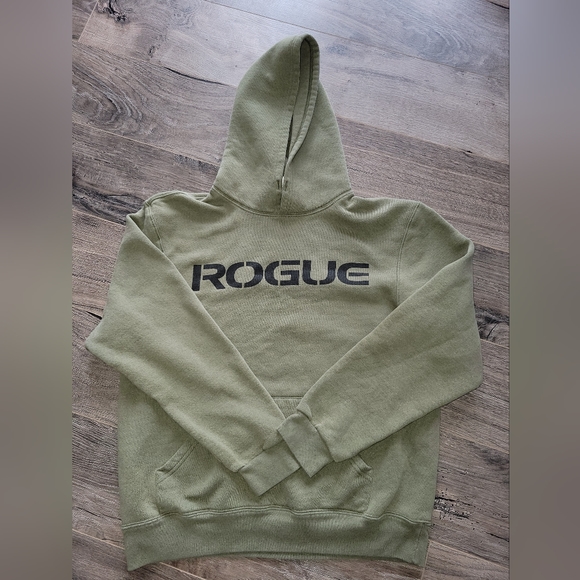 Rouge Tops - Army Green Unisex Medium Rogue Sweatshirt